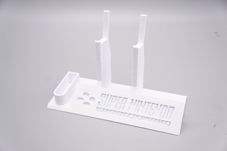 Controller Holder Display for SNES Super Nintendo Controllers *White*
