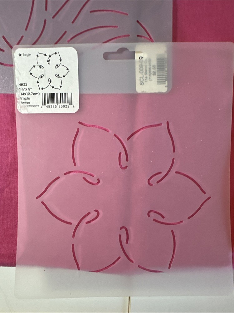 Lot - Quilting Stencils - 8 - Various Patterns, See Photos