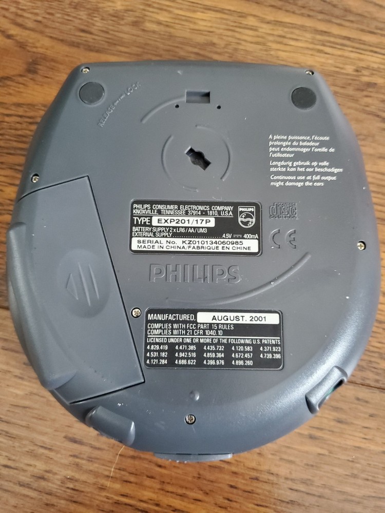 Philips Expanium EXP200 Personal CD Player Tested Working