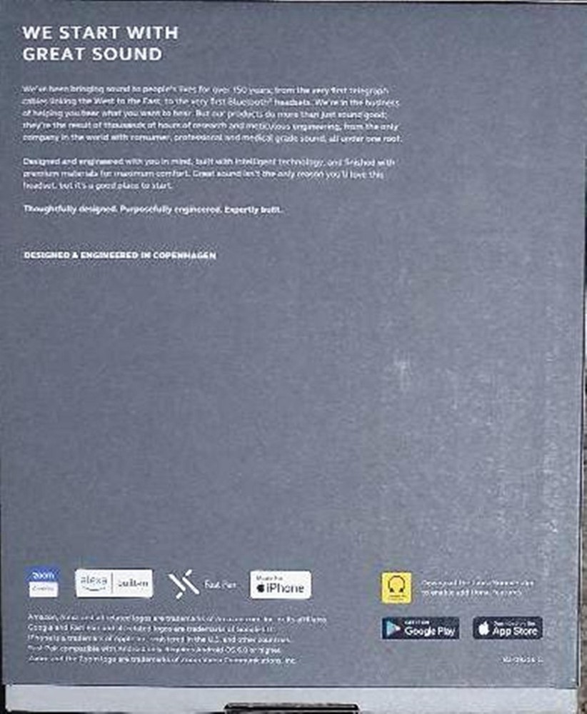 New Jabra Evolve2 75 Bluetooth Wireless Headset - Black, USB-C, Charging Pad