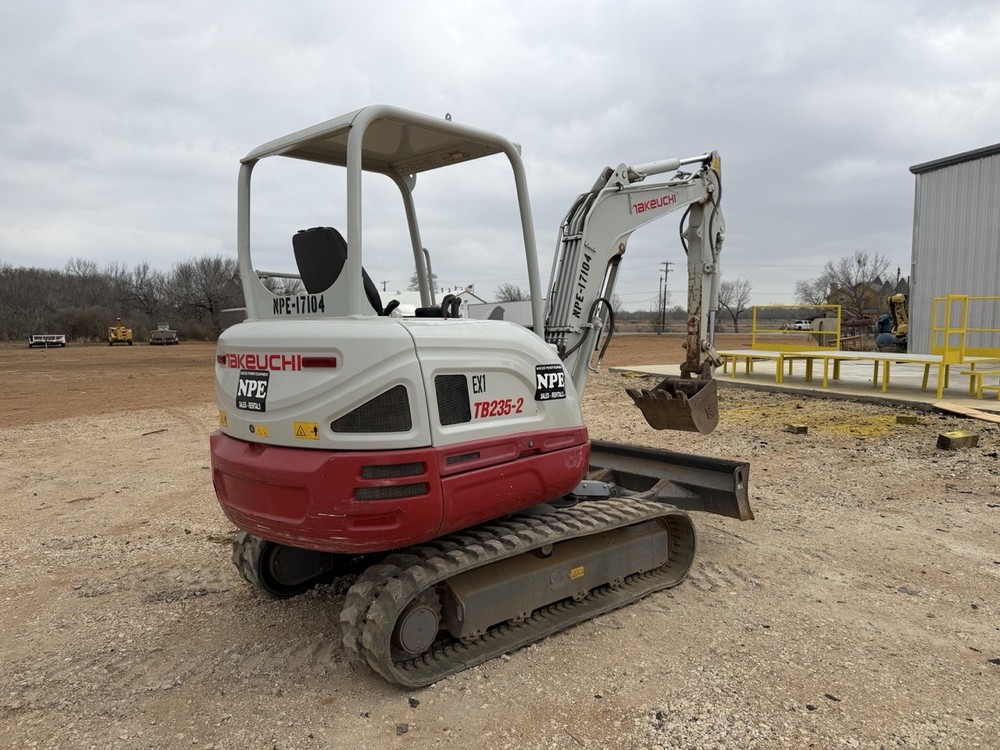 Takeuchi TB 235-2 Compact Mini Excavator, 2022