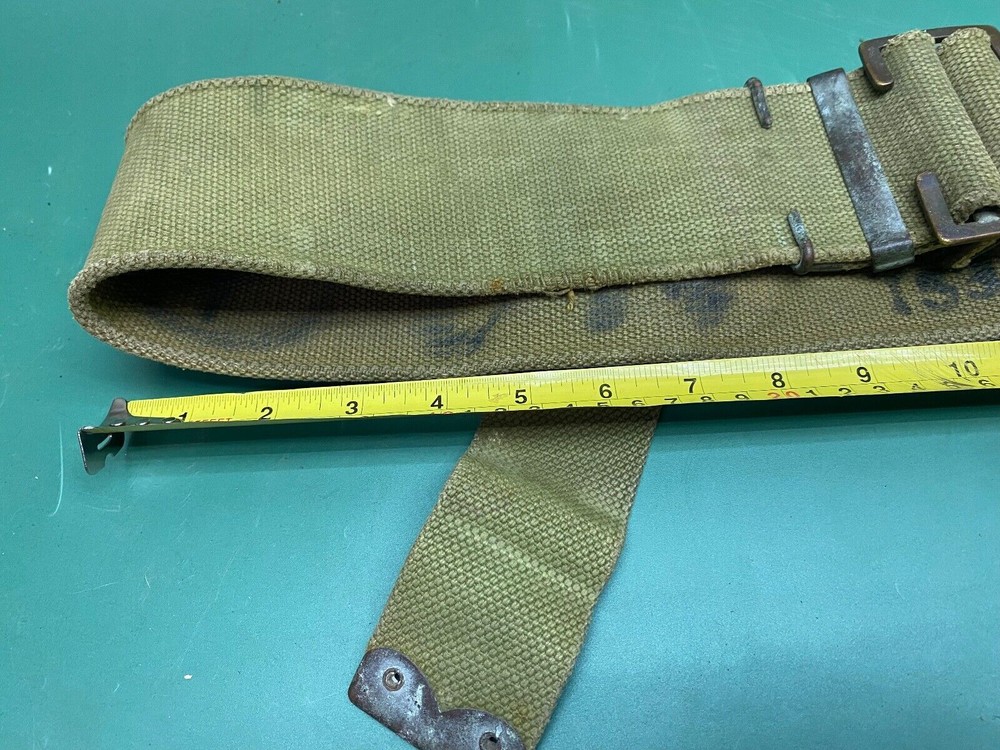 Original 1908 Pattern Webbing Belt, 2nd Foresters- Large Size in Great Condition