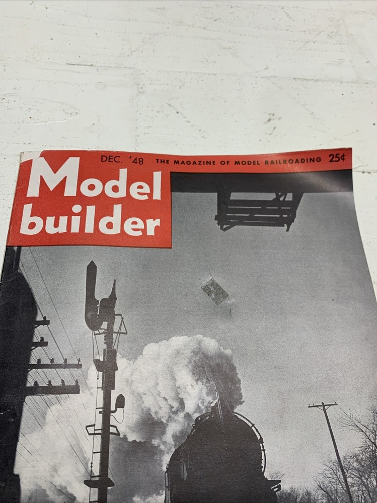 Model Builder 1948 December Lionel Train Magazine