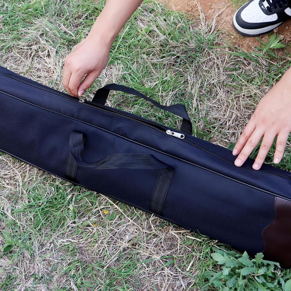 Takedown Recurve Bow Case Double Layer Archery Bag with Arrow Storage Portable