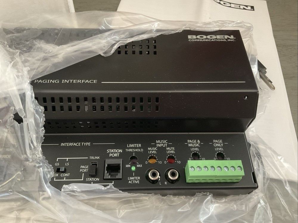 New Bogen Communications UTI1 Universal Paging Telephone Systems Interface