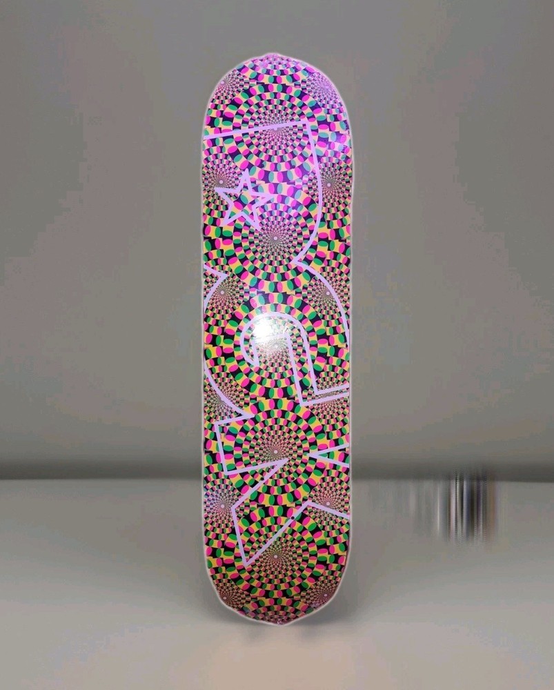 DGK Psychedelic Black Light Logo Skateboard Deck 8.06'