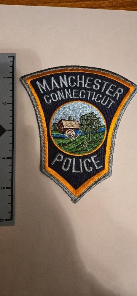 MANCHESTER CONNECTICUT CT POLICE SHOULDER PATCH