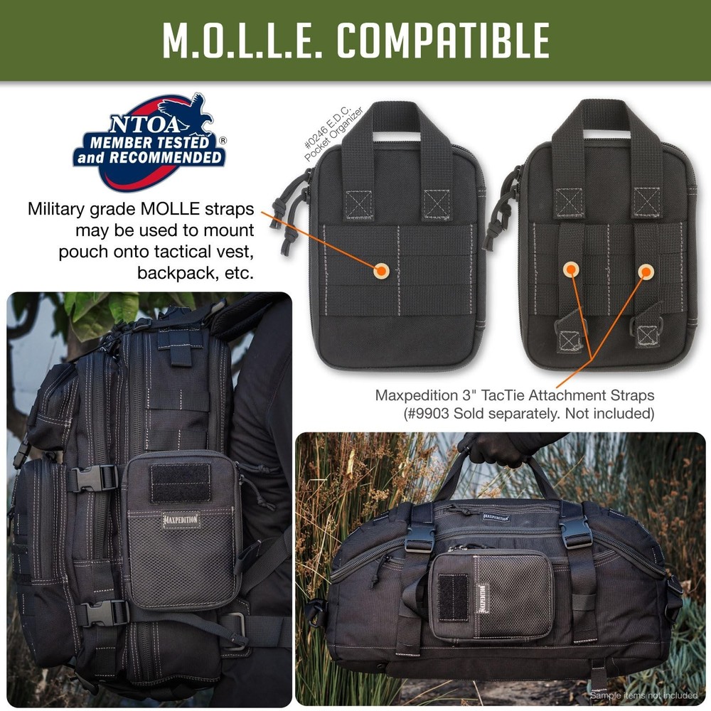 Maxpedition E.D.C. Pocket Organizer Black