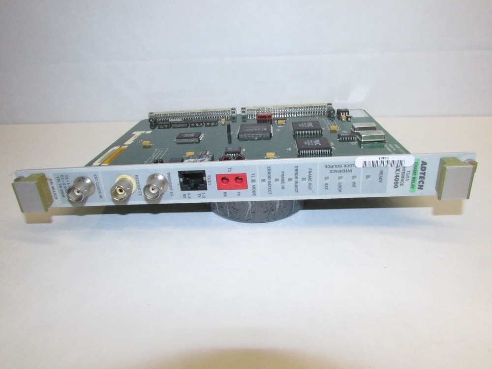 ADTECH AX/4000 T1/E1 INTERFACE AX/4000 P/N 401319