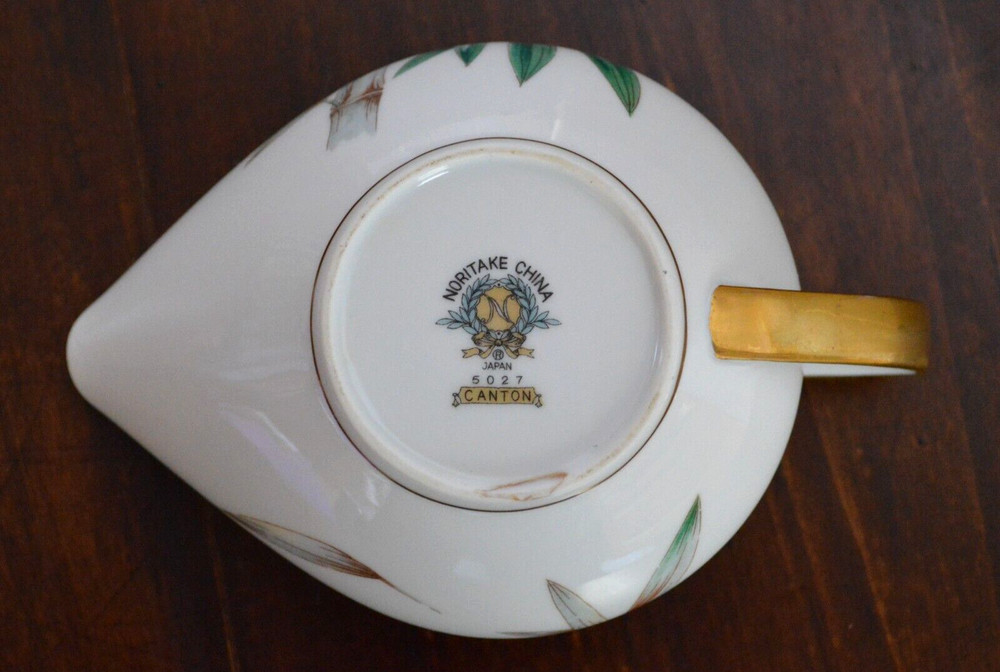 Noritake Canton Creamer with slant Handle, 5027