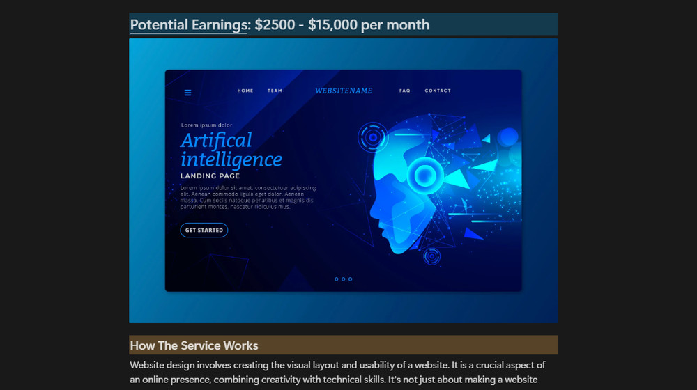 Notion Site: AI Side Hustle Accelerator