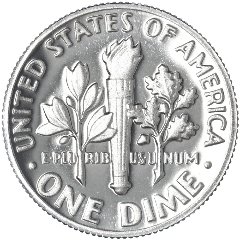 1976 S Roosevelt Dime Gem Cameo Proof CN-Clad
