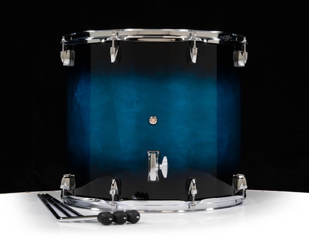 Yamaha Stage Custom 18x16 Floor Tom Deep Blue Sunburst