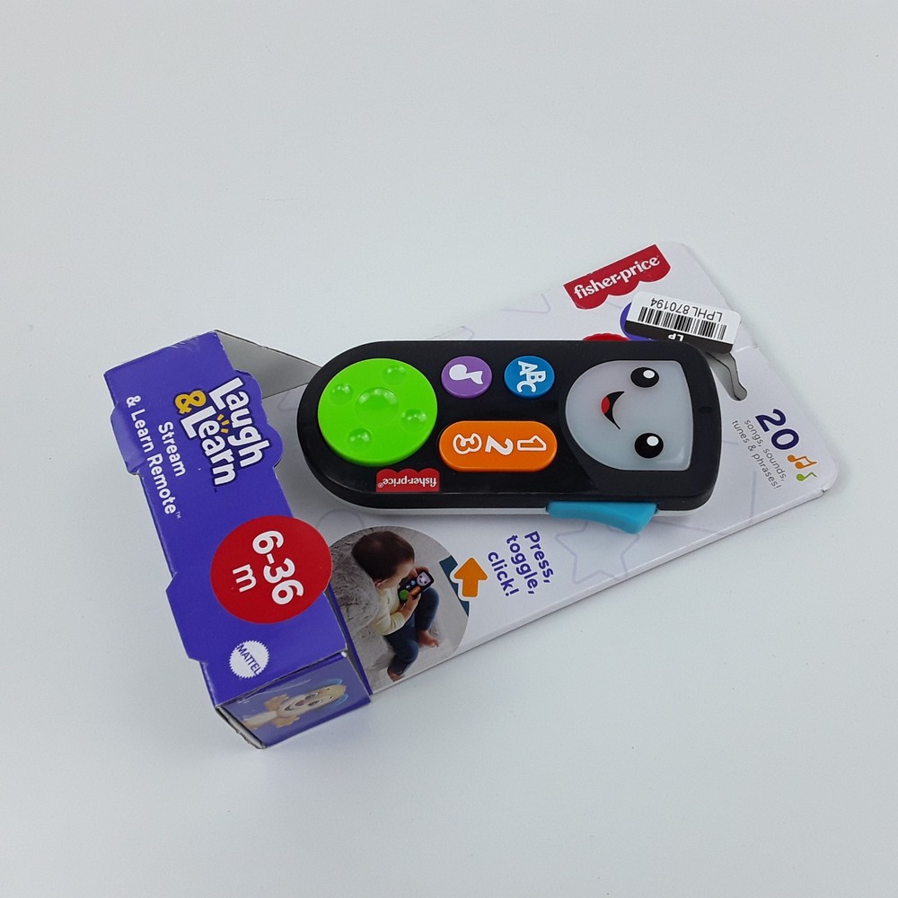 Fisher-Price Laugh & Learn Stream & Learn Electronic Remote Toy By Mattel