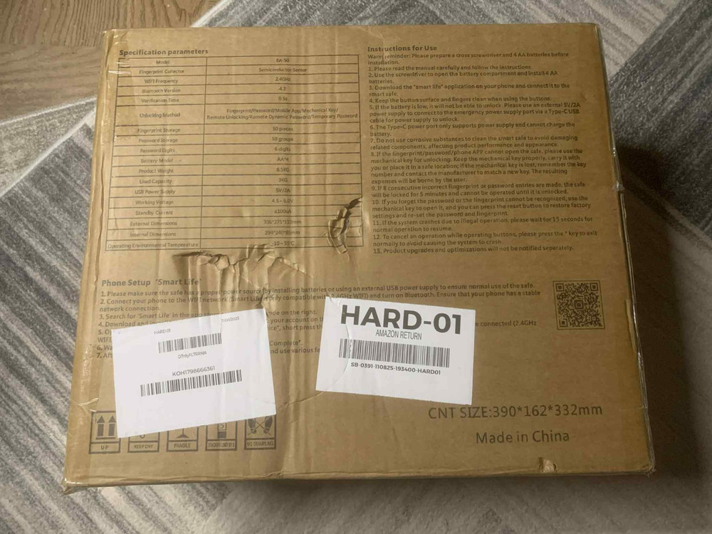 Smart strongbox EA-50 Safe