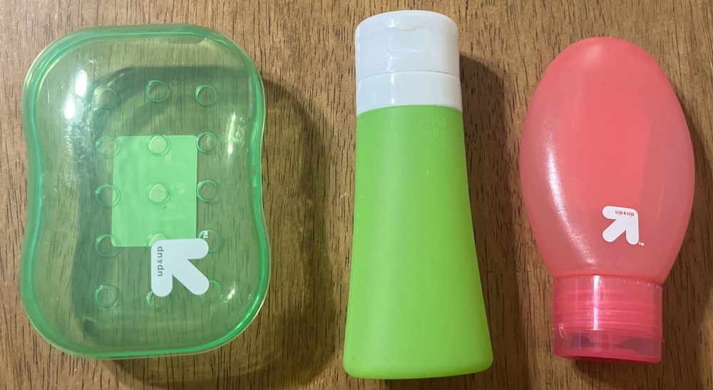 Travel Container Kit Target Up&Up 3 piece TSA Compliant NWT