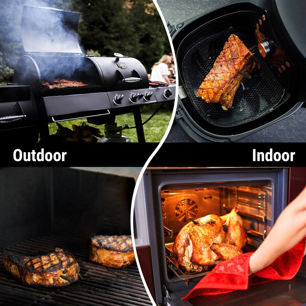 ThermoPro Thinner Bluetooth Meat Thermometer Wireless + FREE TP620 Instant Read