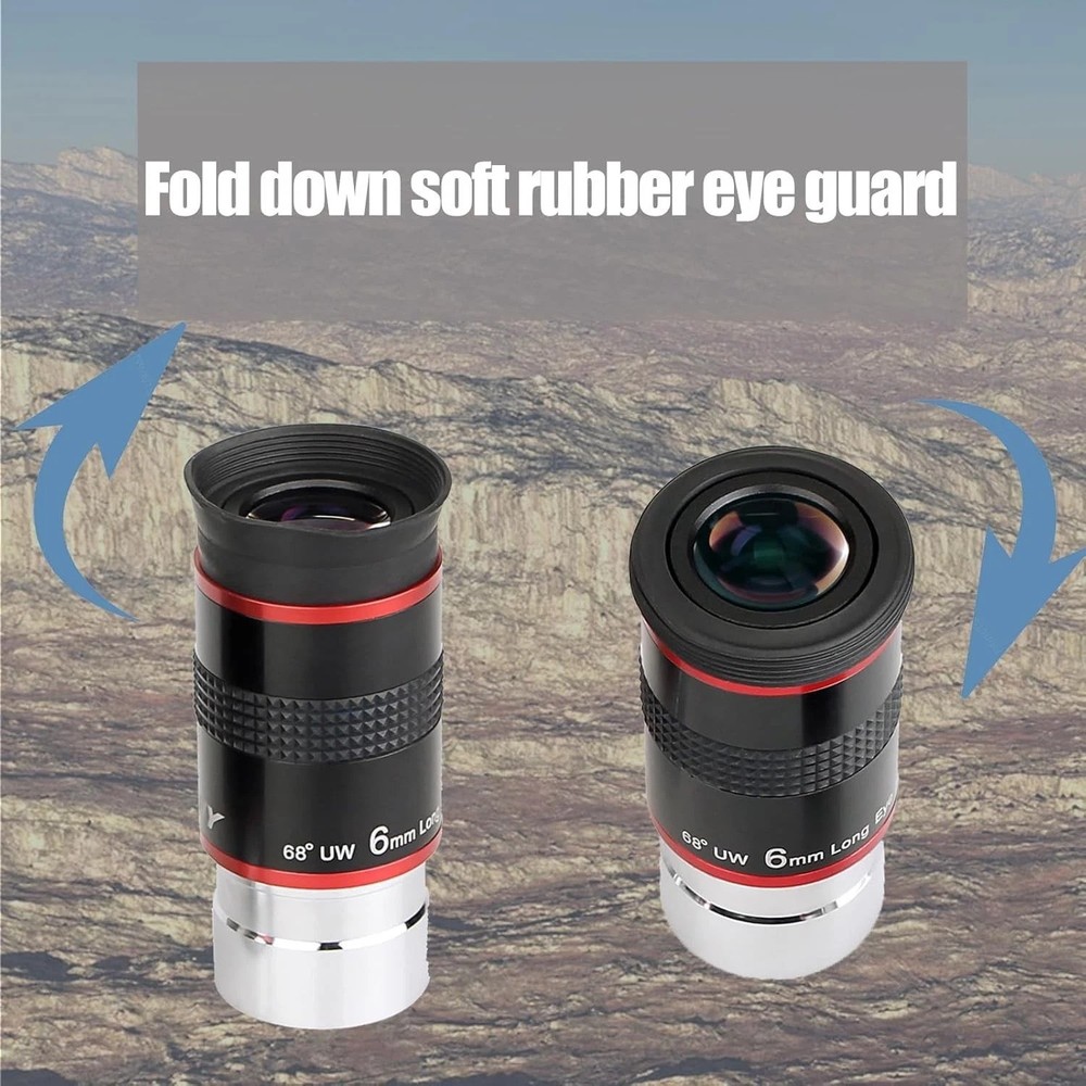 68° Wide Angle Eyepiece for Planetary Viewing-