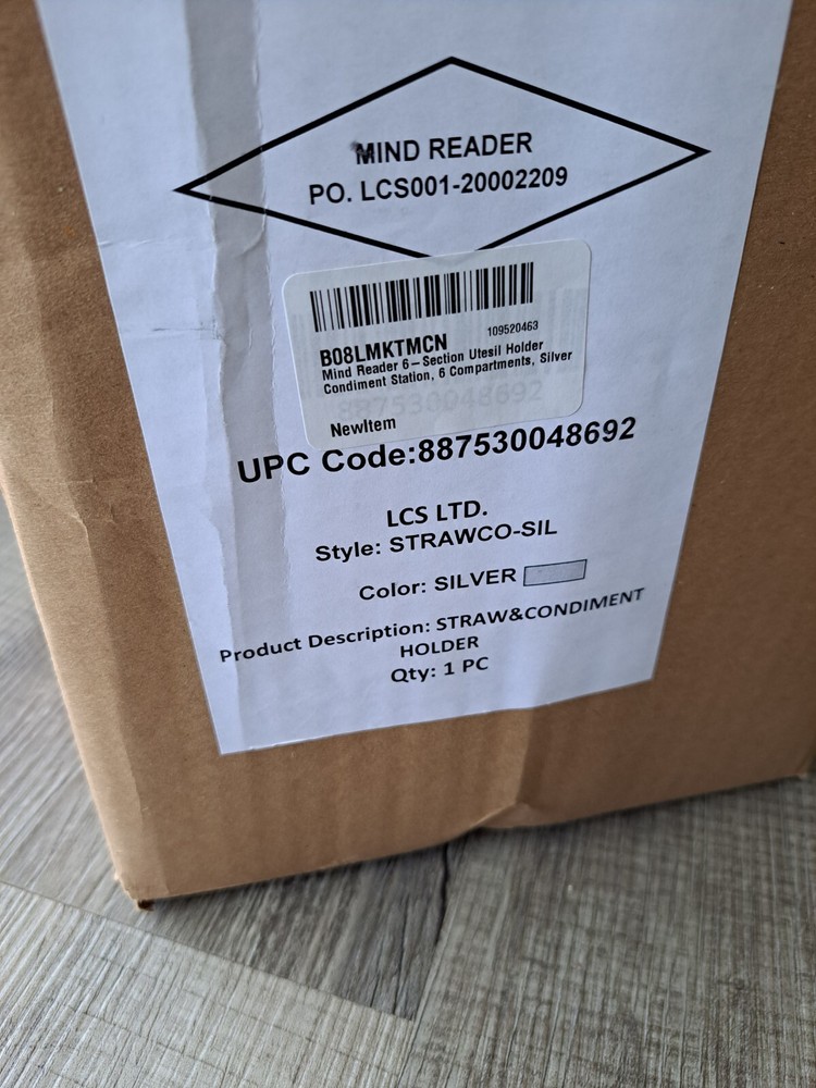 Mind Reader Straw and Condiment Holder 887530048692