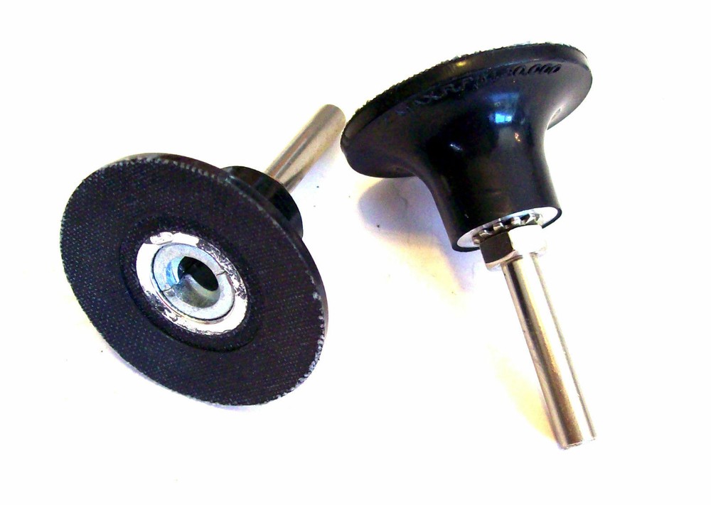 2 ROLOC 2" TYPE R HOLDER MANDRELS FOR 3M DISCS SANDING DISC