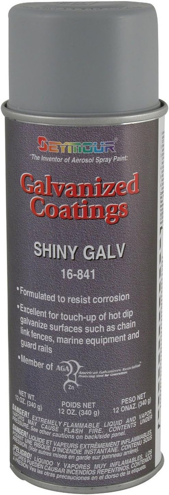 16-841 Galvanized Coatings Spray Paint, Shiny
