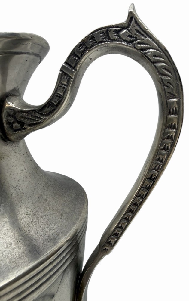 Vintage Silver-Tone Pitcher for Wine or Water