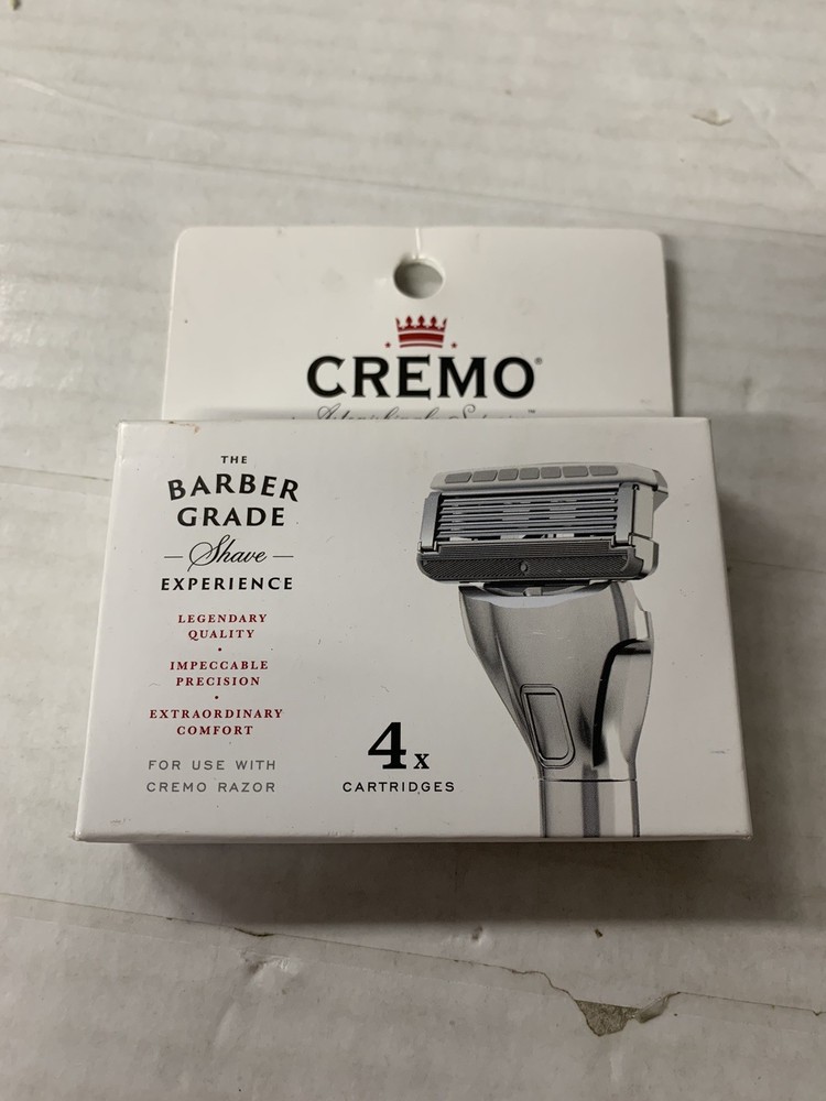 Cremo Razor Refills for Men - 4 CARTRIDGES
