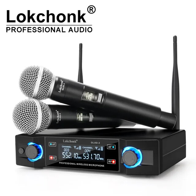 GLXD2 Professional Wireless Microphone system Dual Channel UHF Fixed Frequency C