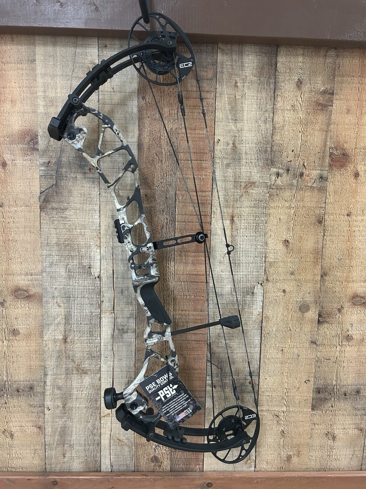 PSE Decree, 50lbs, Skyfall Camo, Right Hand