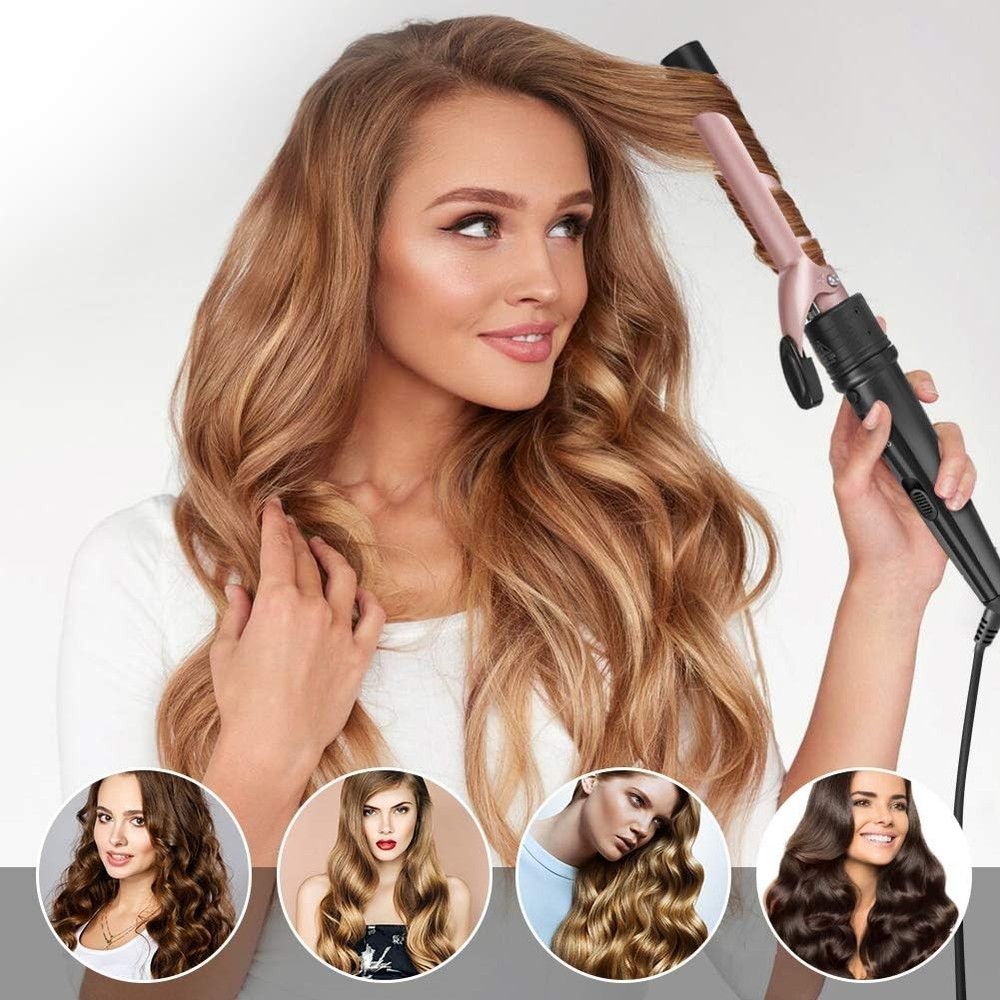 Versatile Curling Wand with Interchangeable Barrels