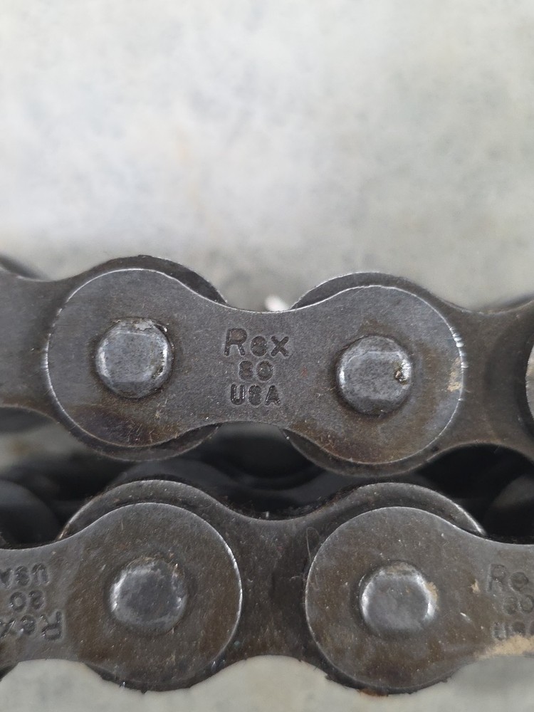 Rex  No. 80 Double Strand Roller Chain 10'