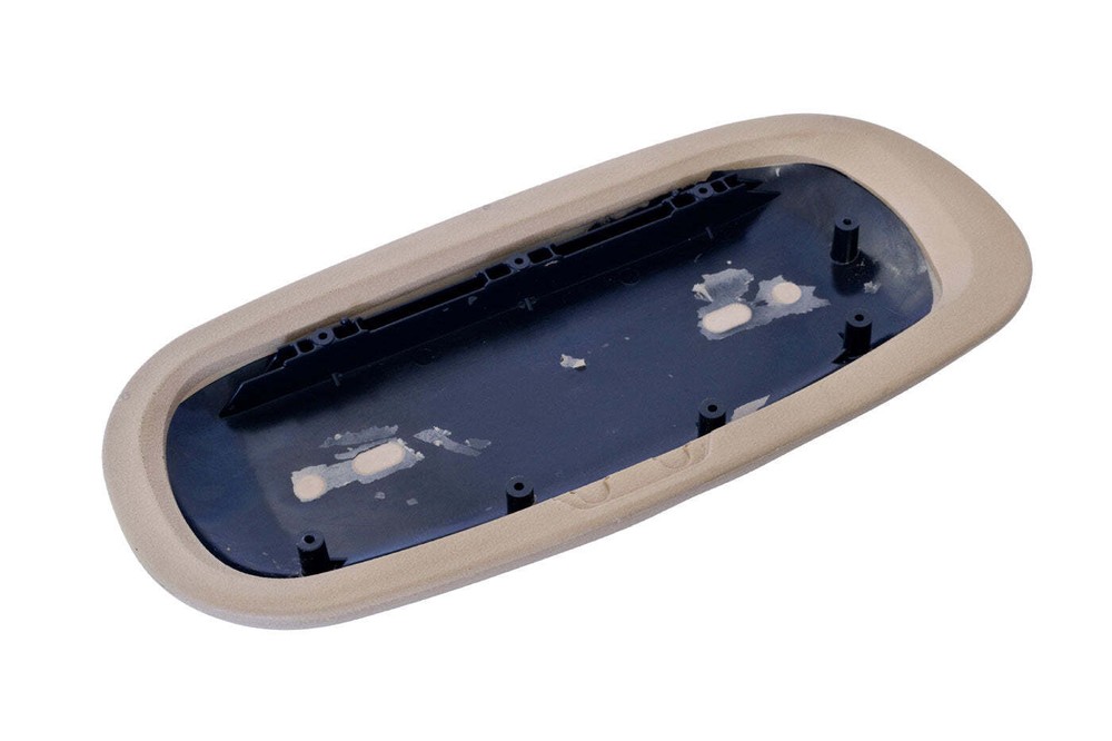 1999-2000 Mustang Center Console Arm Rest Cover Pad Medium Parchment Tan w Panel