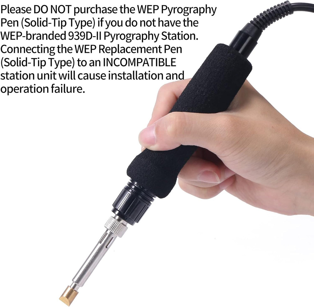 WEP Replacement Pen (Solid-Tip Type) ONLY Compatible with WEP 939D-II, WEP 939D-