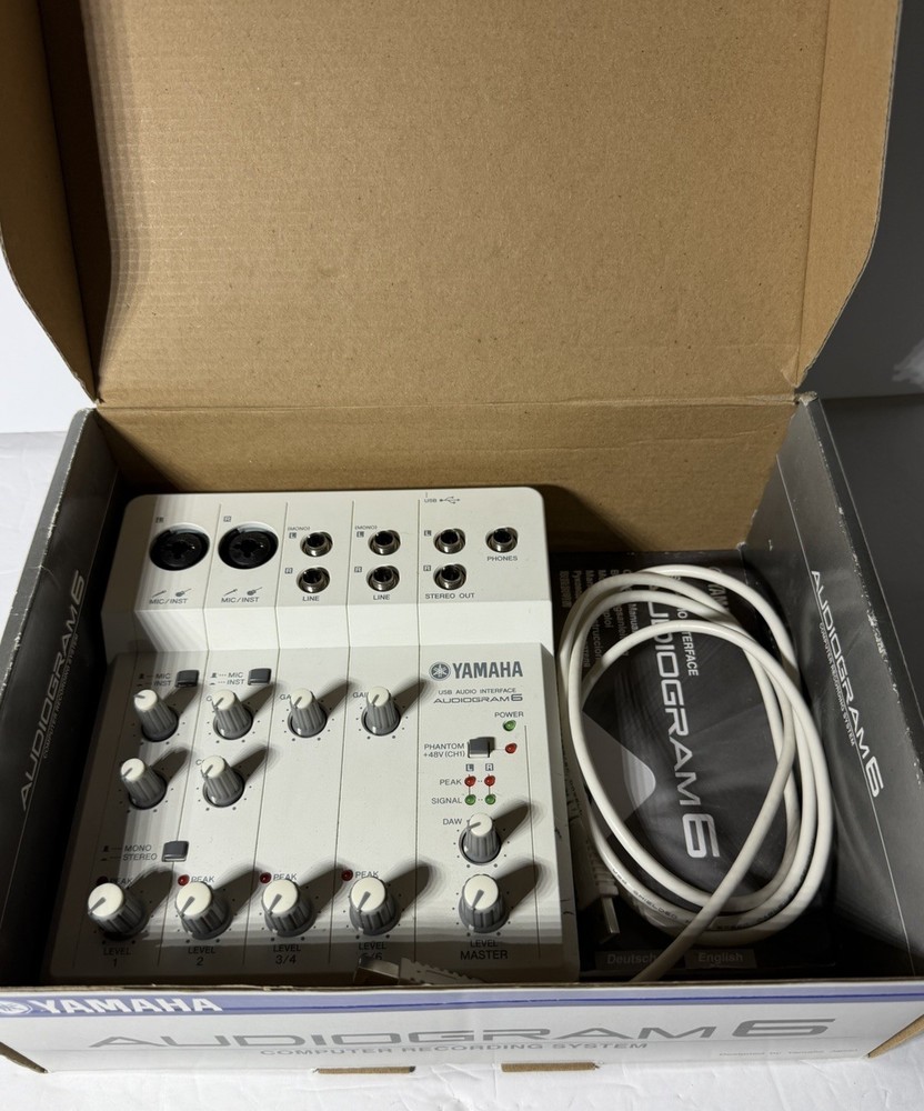 Yamaha Audiogram 6 USB Computerized Recording System *TESTED/WORKS/READ*