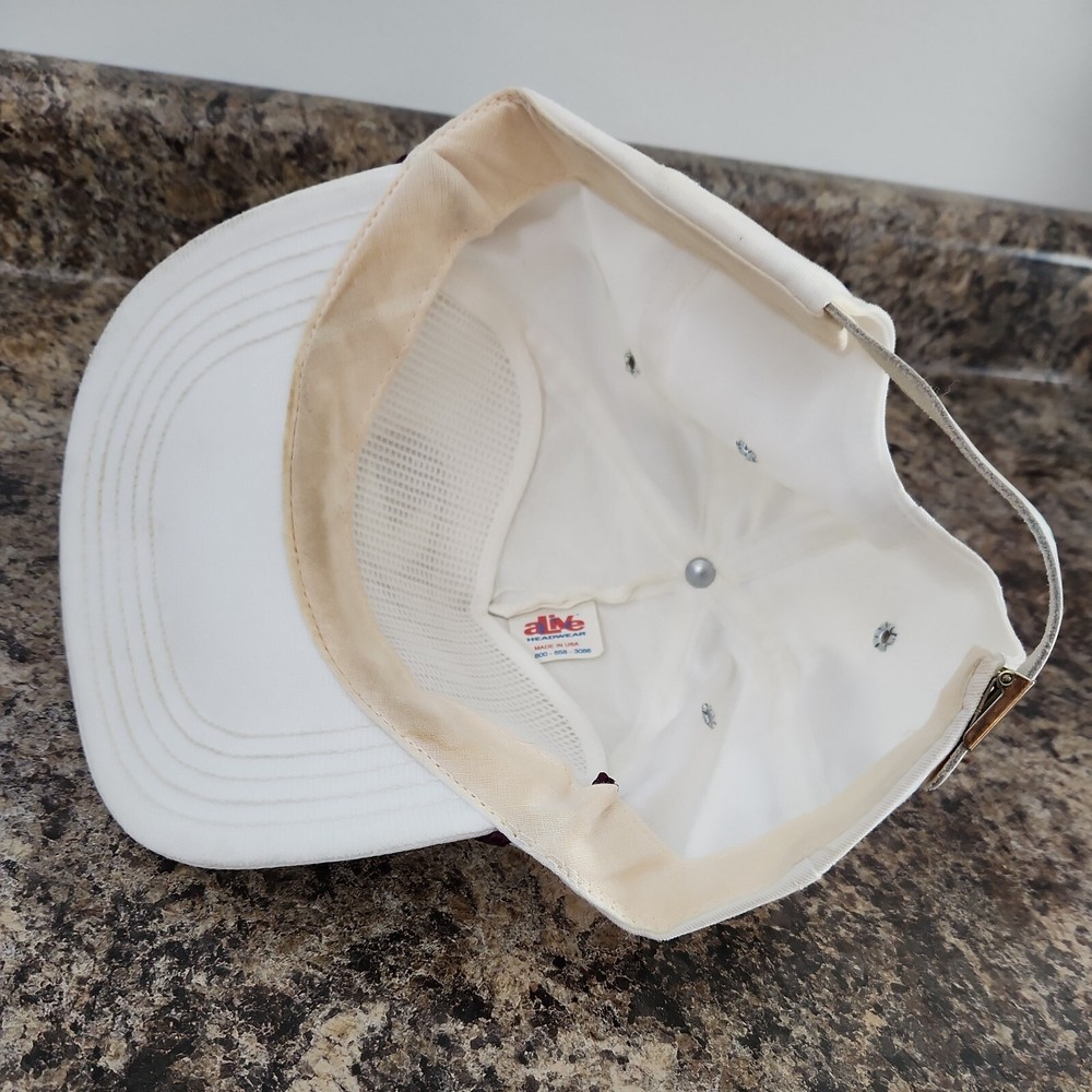 Vintage Northrup King Seed Strapback Adjustable Farm White