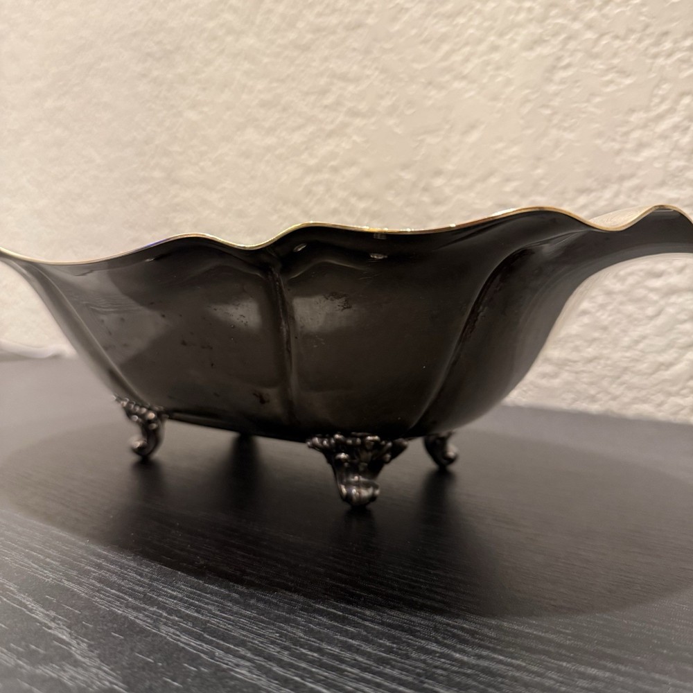 Reed & Barton Salem 1613 Rectangular Footed Vegetable Bowl Silverplate