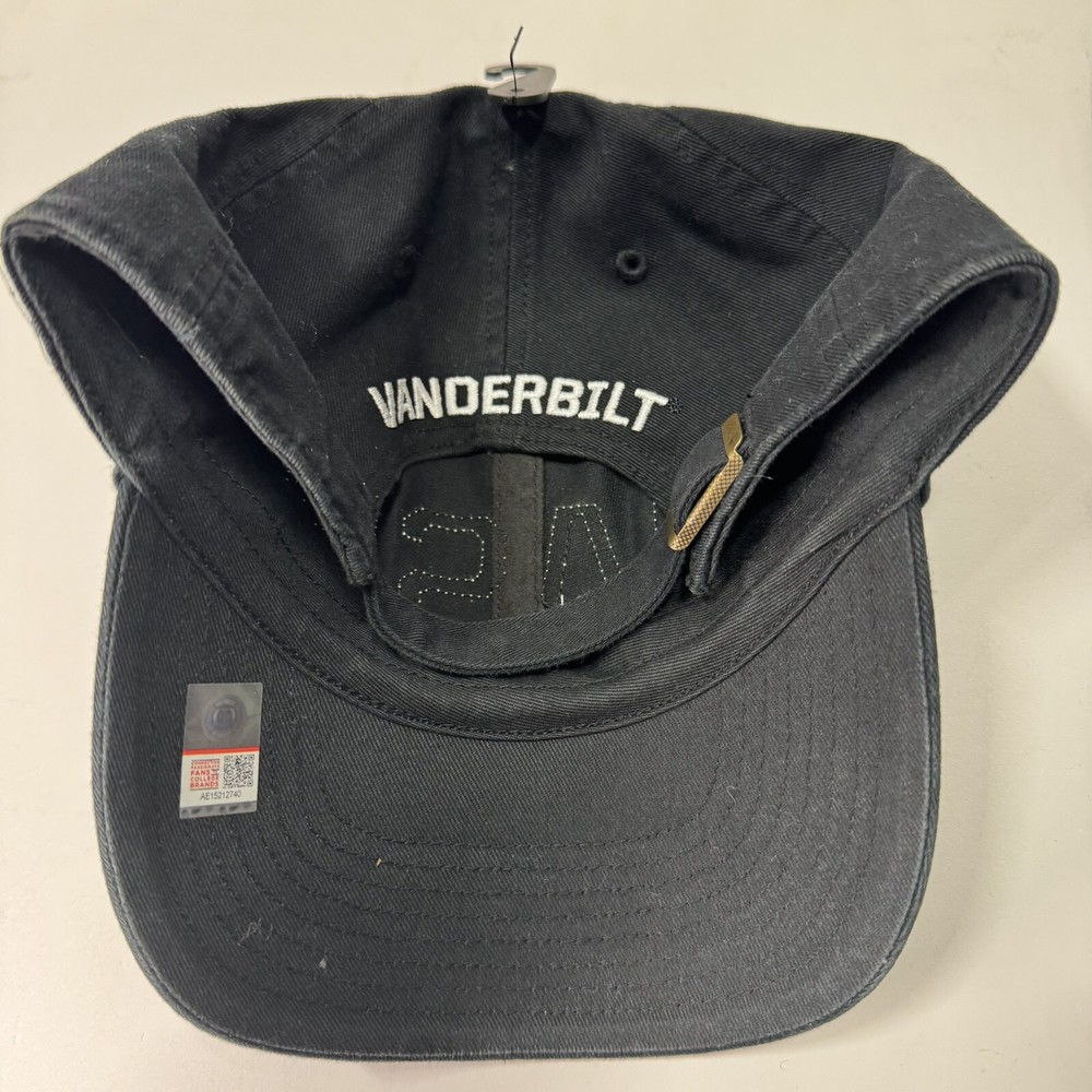 Vanderbilt Nash 47 Clean Up Hat Black Adjustable