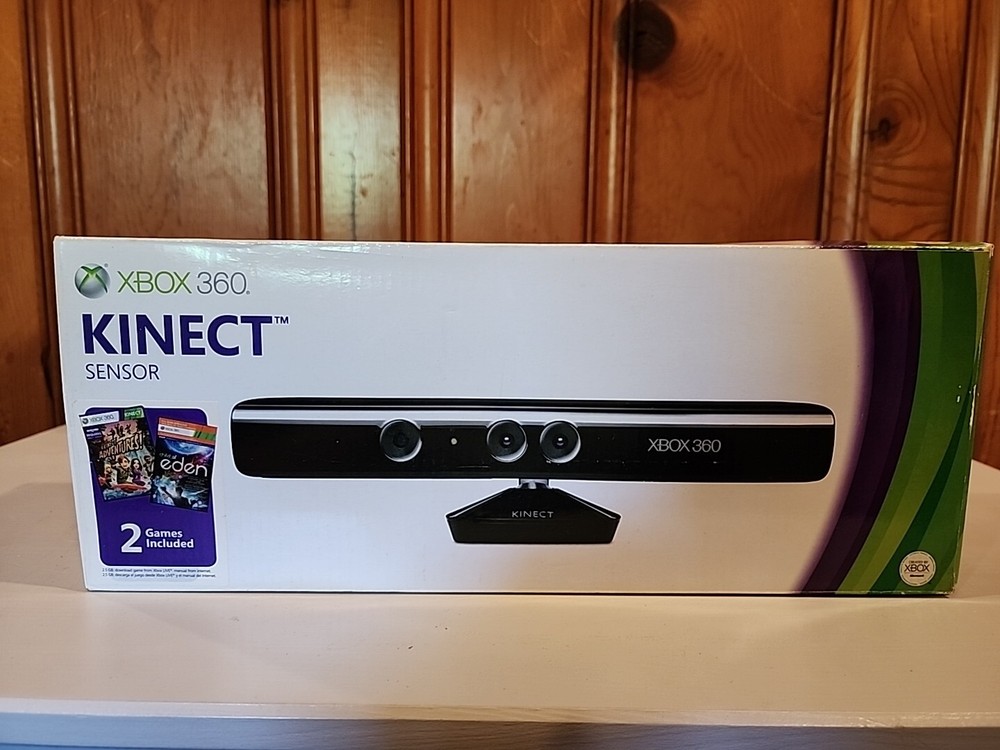 Microsoft Xbox 360 Kinect Motion Sensor Camera - New - Read