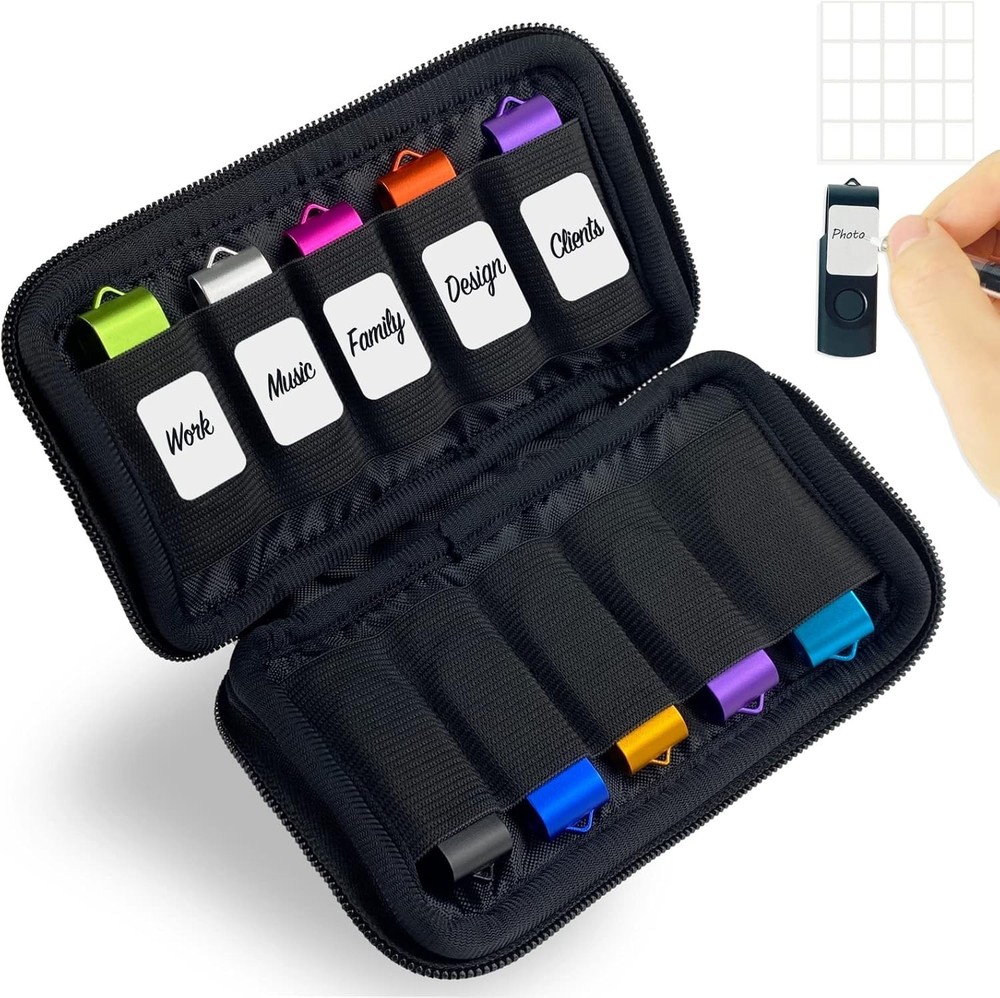 Flash Drive Case USB Storage Case, USB Holder Storage Bag