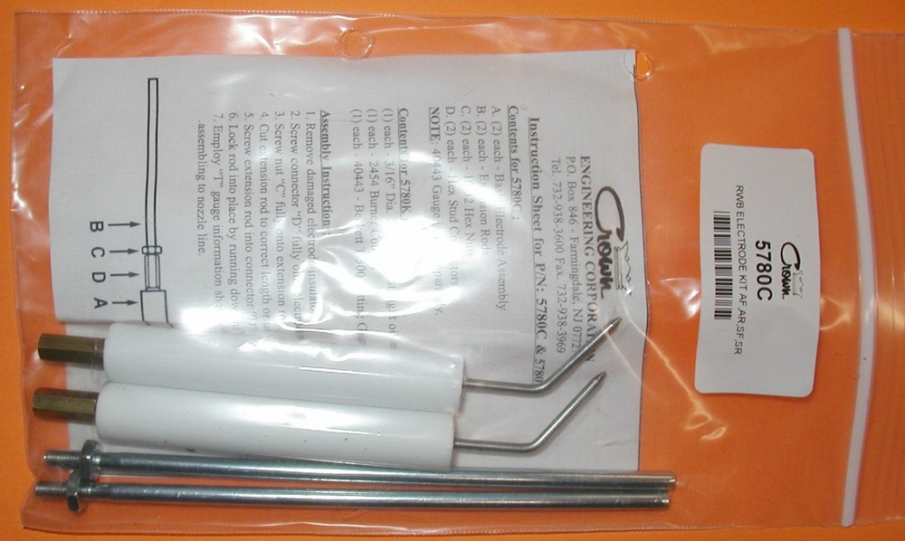 #5780 Oil Burner Electrode Insulator, Igniters for BECKETT AF AFG AR SF SR