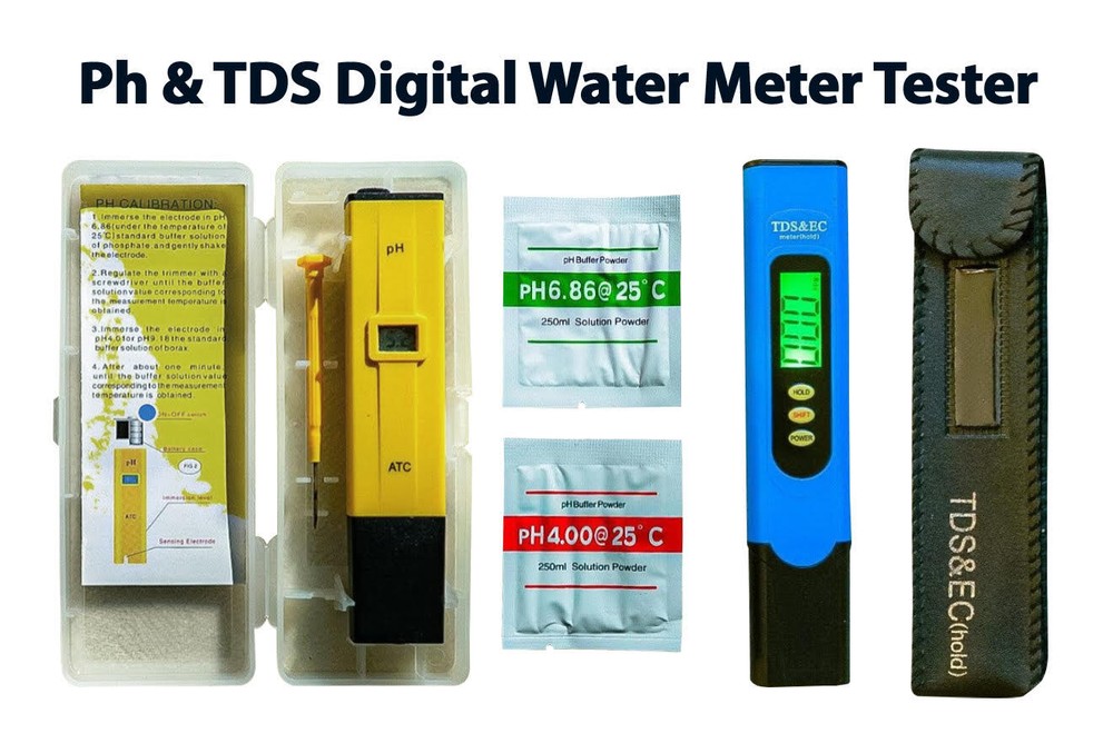 TDS PH meter digital water testers High Accuracy Pen Type LCD Backlit Pocket