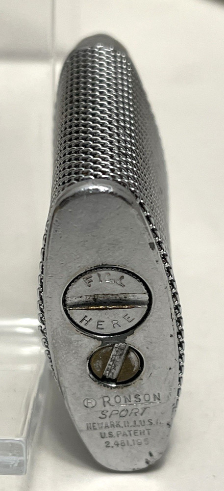 RONSON SPORT CIGARETTE LIGHTER WITH CASE US MADE