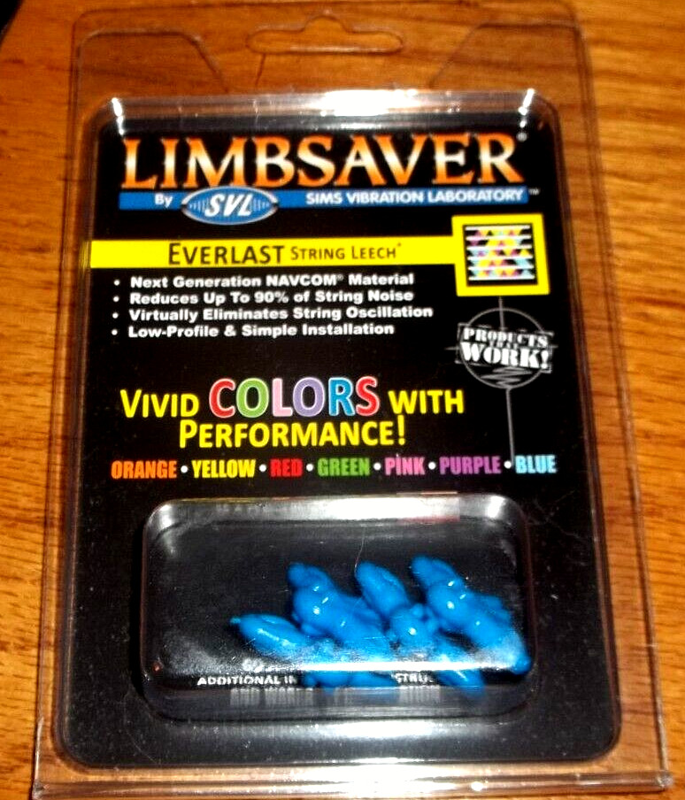 Limbsaver SIMS Vibration Labroratory Everlast String Leech ~ BLUE ~ FREE SHIP