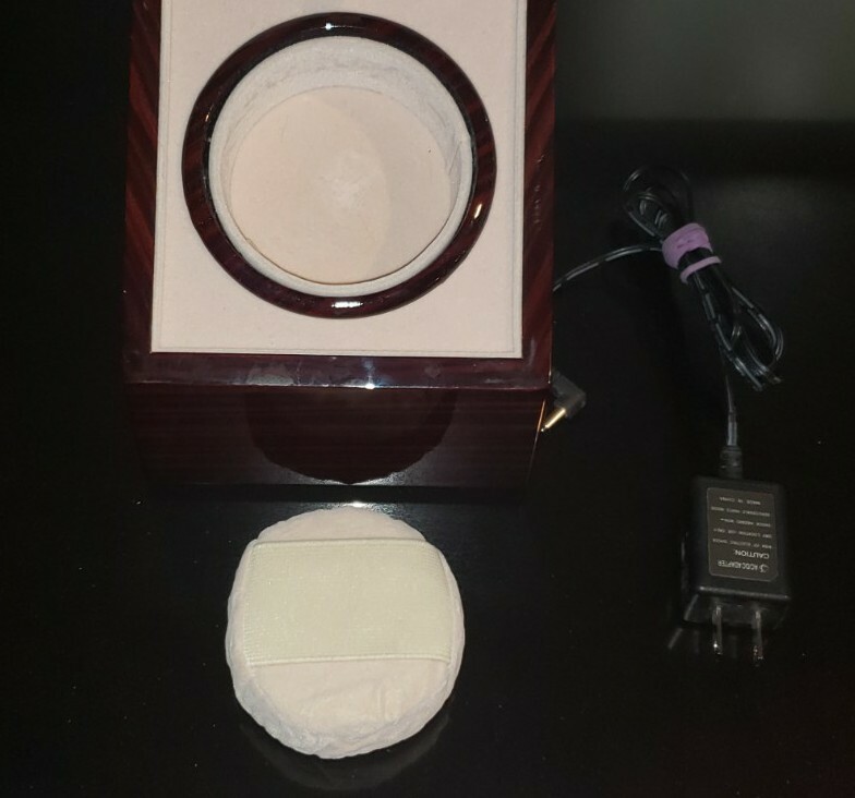 CHIYODA AUTOMATIC SINGLE WATCH WINDER BOX ADAPTER 8 ROTATION SETTINGS