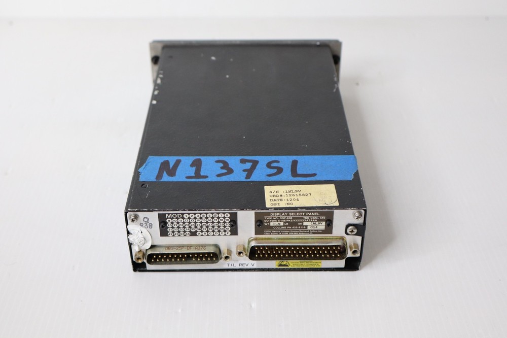 Collins DSP-85B Display Select Panel 622-9116-014