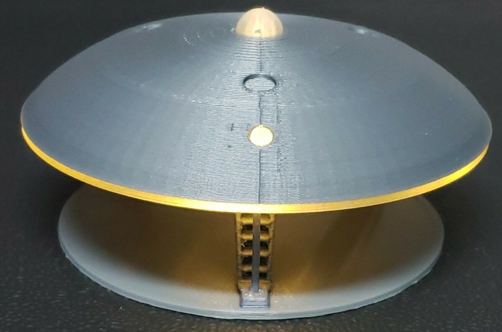 Jupiter 2 [from Lost in Space] - with battery-powered lights - small