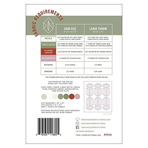 Everbloom Quilt Pattern Multi