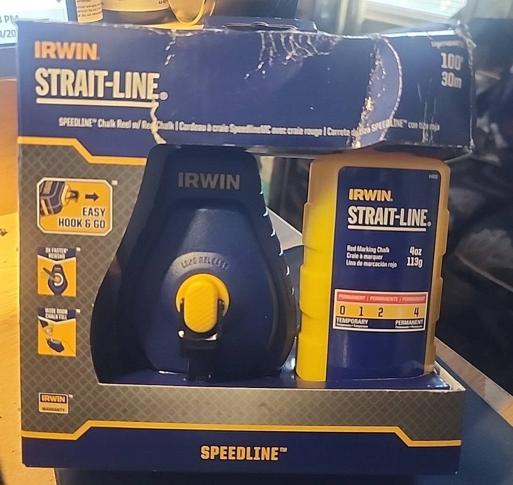 IRWIN strait-line (box is damaged)