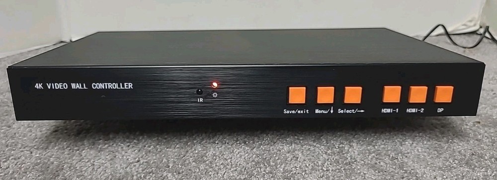 4K Video Wall Controller 1x4 HDMI Display Splitter Processor w/ PSU & HDMI Cable
