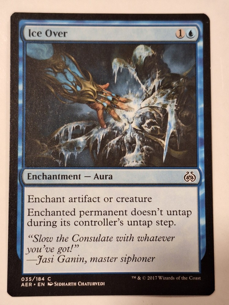 Ice Over - Aether Revolt - Magic the Gathering MTG Nice!